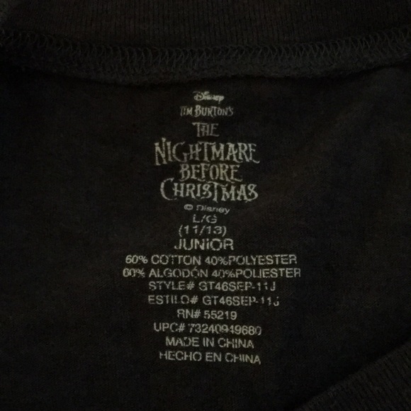 Jack Skellington (NBC) Soft Tee (J11/13) - Picture 3 of 3